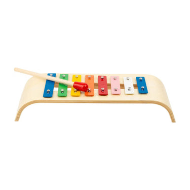 EcoToys Klankkleur | Crea alegría con sonido - Xilófono de madera colorido